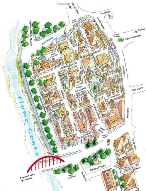 Delizioso Trilocale A Due Passi Dal Mare Di Albenga Apartment Luaran gambar